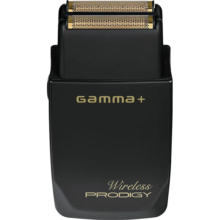 Gamma Piu ProDIGY Electric Beard Trimmer with Forged Gold-Titan Blade Professional Motor 9,000 RPM USB Connection, Gold-Titan Blade, Professional Motor, USB Connection