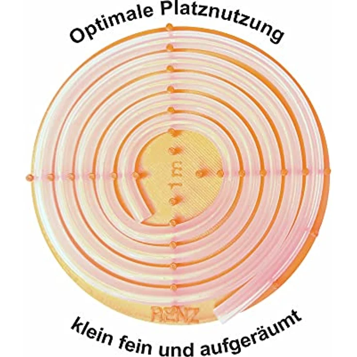 1m Milchschlauch passend für Kaffeevollautomaten Jura Saeco Bosch Siemens Nivona Philips mit Silikonschlauch ID = 3 mm lebensmittelecht mit Aufbewahrungsschnecke – Bild 4