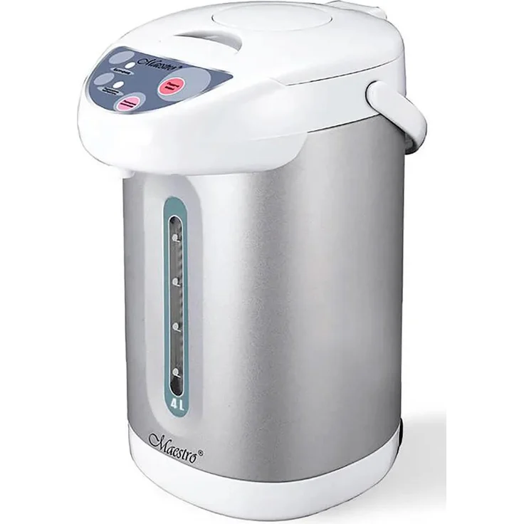Maestro MR-084, Dampfkochtopf aus Edelstahl, 4,5 l, rund, weiß