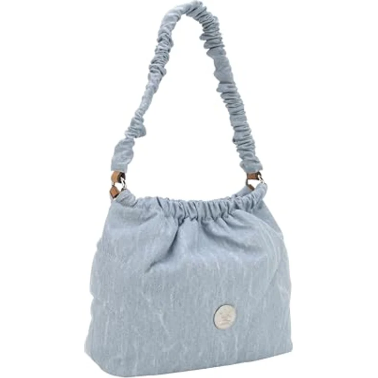 Joop! Jeans Grunge Nuvola Schultertasche, 29 cm, blau, 100% Baumwolle – Bild 2