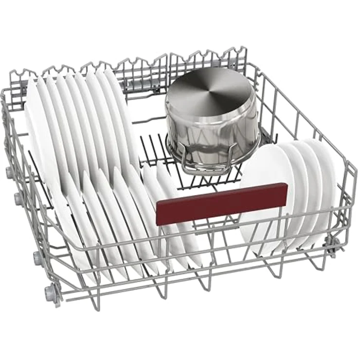 NEFF S125HCS03E, Unterbau-Geschirrspüler 60 cm mit Besteckschublade und Favoritentaste, gebürsteter Stahl – Bild 8