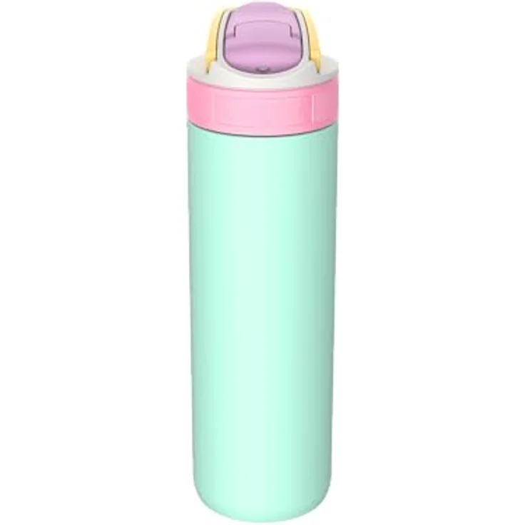 Kambukka Lagoon Insulated 600ml Ice Pop, Thermoskanne mit Strohhalm, kühlend für bis zu 22 Stunden, auslaufsicher, BPA-frei, weicher Silikon-Auslass – Bild 3