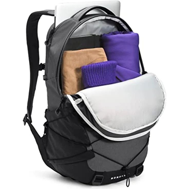 The North Face Rucksack Borealis Asphalt Grey Light Heather, TNF, schwarz – Bild 6