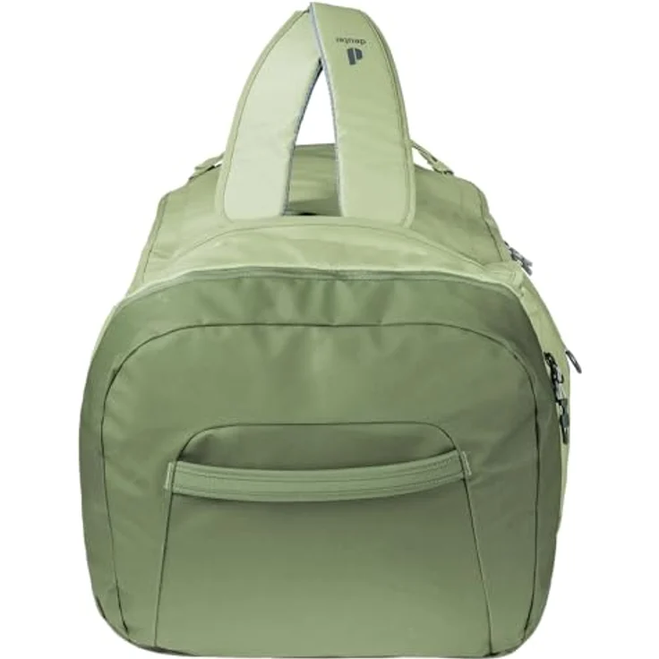 Deuter Duffel Pro 90, Sporttasche aus 50% recyceltem TPU mit 50 Litern Volumen, wasserabweisend, multifunktional als Rucksack nutzbar, schwarz – Bild 3