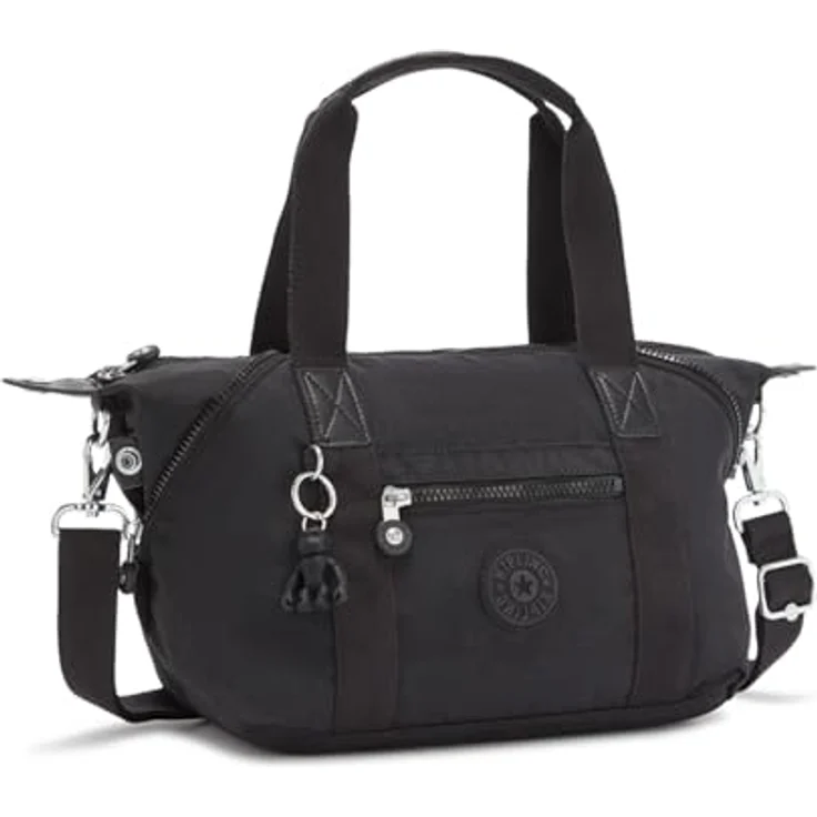 Kipling Classics Basic Art Mini Handtasche, Damen, 34 cm, Schwarz, mit Hauptfach und Reißverschluss- sowie Handyfach – Bild 3