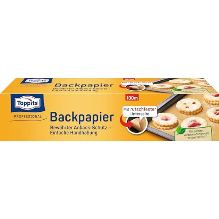 Toppits 6682538 Backpapier 100 m, Papier – Bild 2