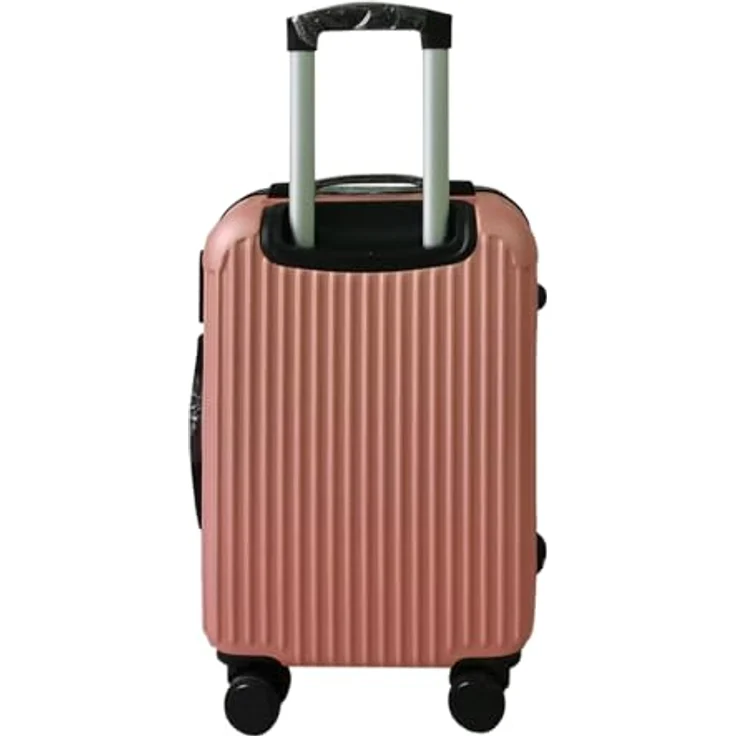 NTK-Collection Frenzi Rosegold, Hartschalenkoffer 2er-Set mit 80 l Volumen, rosa, inkl. Zahlenschloss und leichtläufigen Rollen – Bild 2