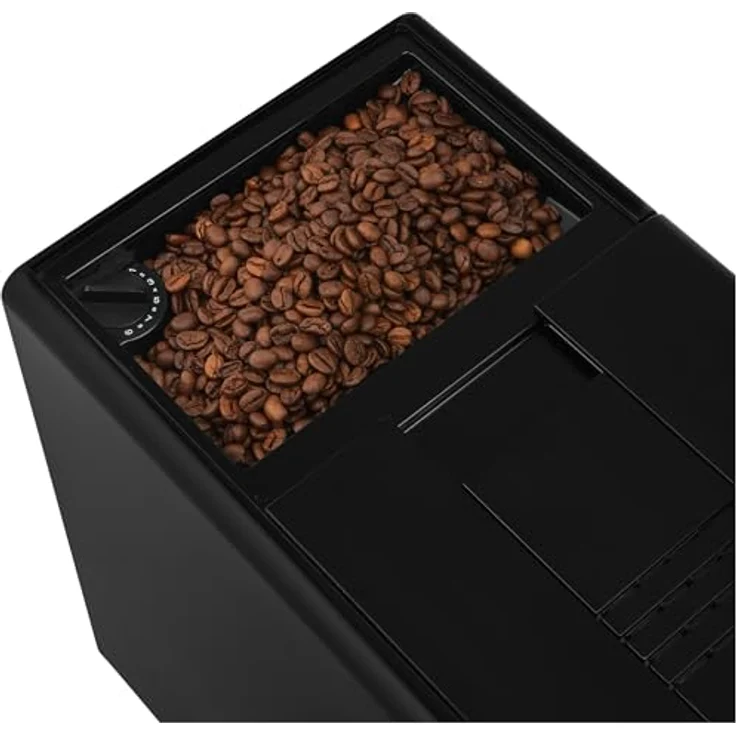 SENCOR Automatische Espresso- und Cappuccinomaschine SES 9300BK, 19 Bar, mit integriertem Mahlwerk und bunter LED-Anzeige, schwarz – Bild 4