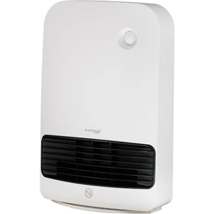 Iris Ohyama, Keramik Heizlüfter / Energiesparende Elektroheizung, Reichweite 90cm, 1500W, Bewegungsmelder für Einsparungen, Timer, Badezimmer, Wohnzimmer - Ceramic Fan Heater JCH-15TD4 - Weiß – Bild 2