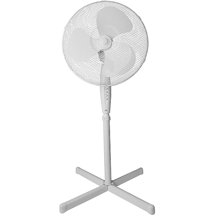 OK. OSF 40323 W, Standventilator Weiß, 45 Watt Leistung