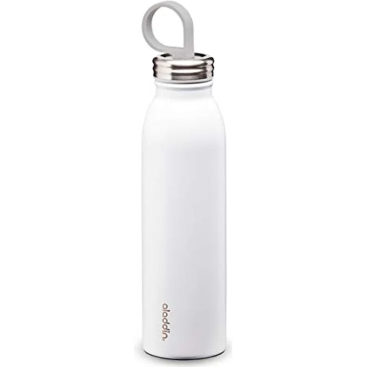 Aladdin Chilled Thermavac Edelstahl-Trinkflasche, 0,55 Liter, Snowflake White, Doppelwandige Vakuum-Isolierung, Auslaufsicher, Geeignet für PKW-Halterungen, Rucksack, Spülmaschine, BPA-frei – Bild 2