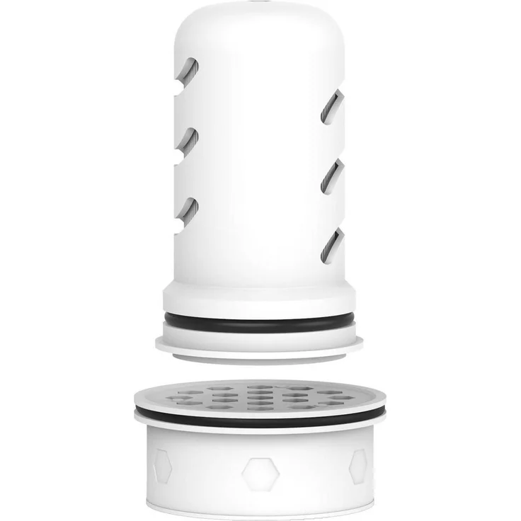 GLACIER FRESH Wasserfilter Ersatzfilter-Kombination GF-70 & GF-71, 1 Ultrafiltrations-Membranfilter + 1 Aktivkohlefilter für Glaswasserfilter-Kanne