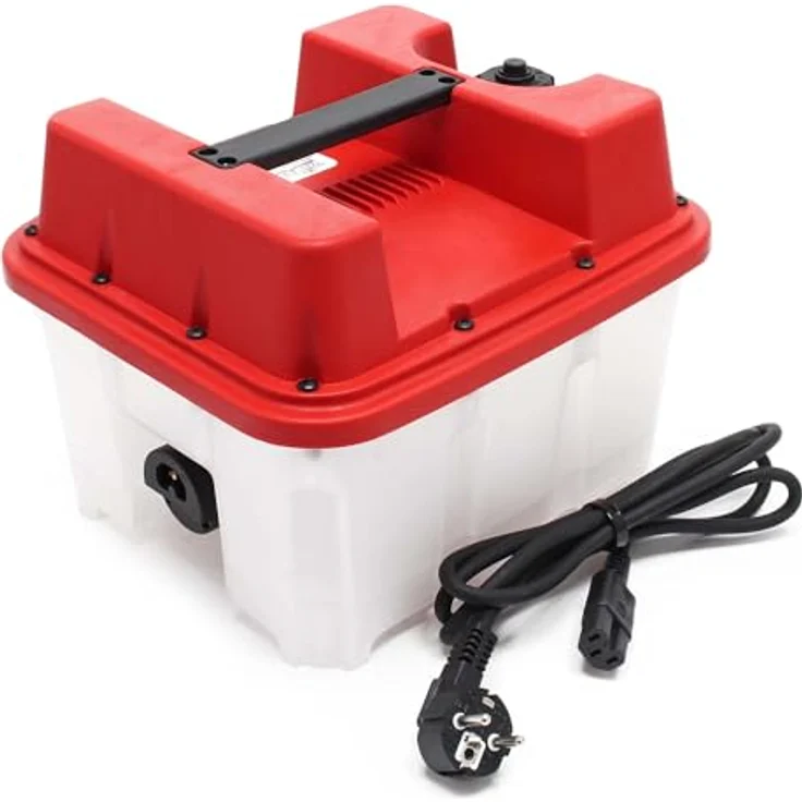 Wiltec Dampf Tapetenablöser, Dampfreiniger mit 2200 Watt Leistung, 4,5 Liter Wassertank, Weiss-Rot – Bild 7