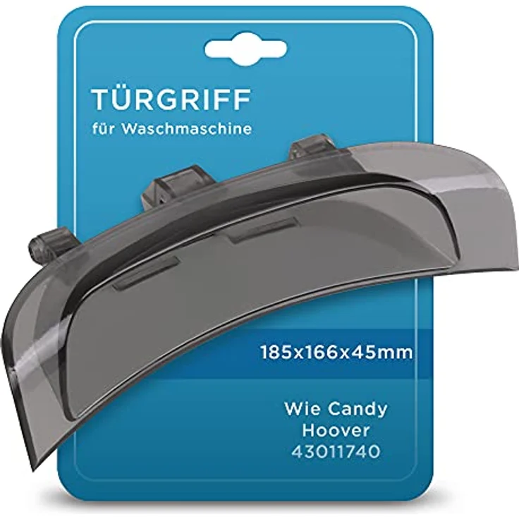 VIOKS Türgriff Ersatz für Candy Hoover 43011740, passgenauer Bullaugengriff für Waschmaschinen CSW586DS C1472D3S CSW485DS47, einfach montierbar, hochwertige Materialien – Bild 1