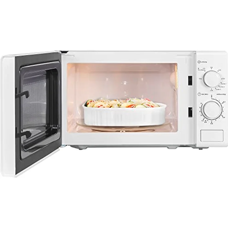 Mikrowelle Exquisit MW900-030G Weiß | 20 Liter | Grill | Drehteller 25,5 cm – Bild 5