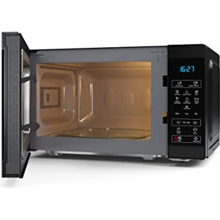 Sharp YC-MS02E-B Mikrowelle, Standgerät, 800 Watt, 20 Liter Garraum, schwarz – Bild 6