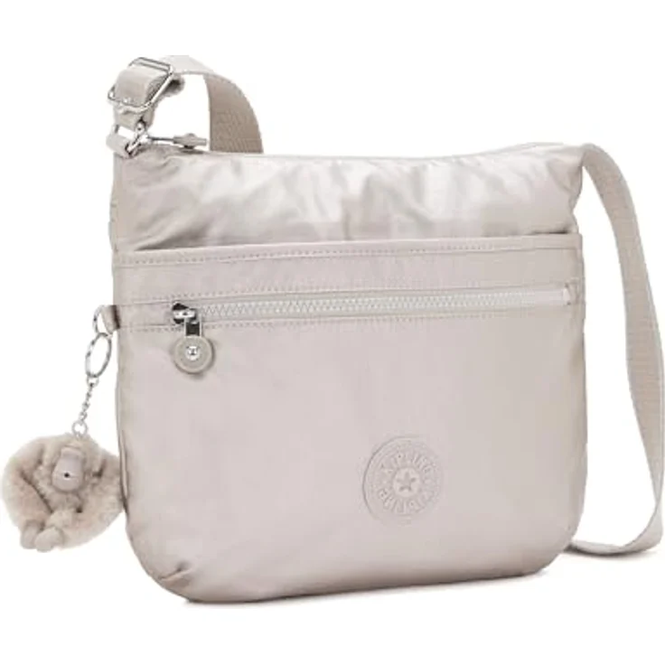 Kipling Classics Basic Plus Arto Umhängetasche, 24 cm, goldfarben, 100% Polyamid, metallic glow – Bild 3
