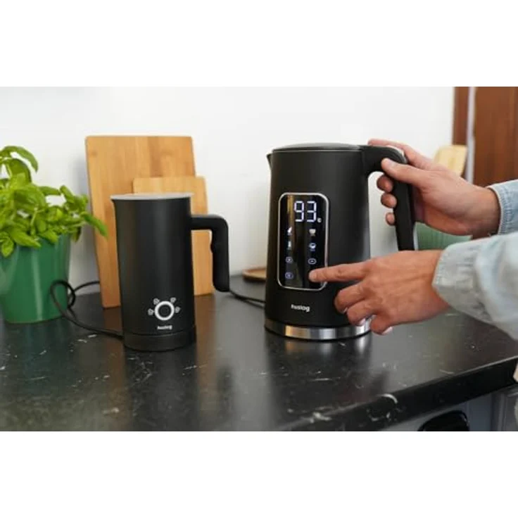 Huslog Elektrischer Wasserkocher AK-02014H, 1,7L mit Touchscreen, 2200W, präzise Temperaturregelung und Warmhaltefunktion – Bild 2