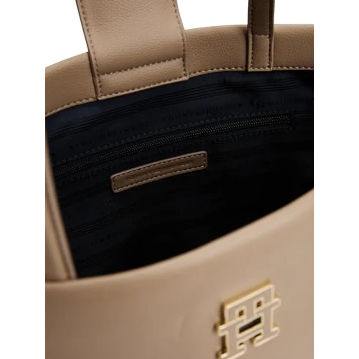 Tommy Hilfiger Modern Shopper Tasche, 35 cm, Kunstleder, coastal taupe – Bild 4