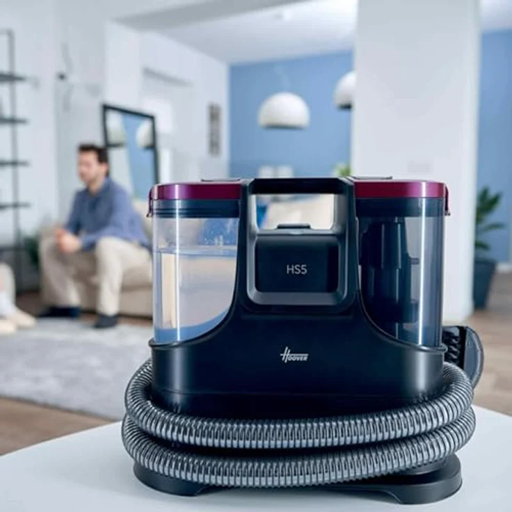 Hoover HS5 Heat, Wasch-Sauger und Fleckenreiniger mit 40°C Wassererwärmung, 1,5-Liter-Wassertank und vielseitigem Zubehör – Bild 2