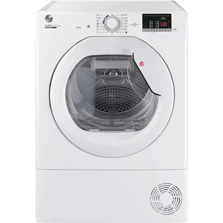 Hoover HLE H10A2DE-S Wärmepumpentrockner 10 kg mit AquaVision-System, EasyCase und NFC-Technologie, Weiß – Bild 1