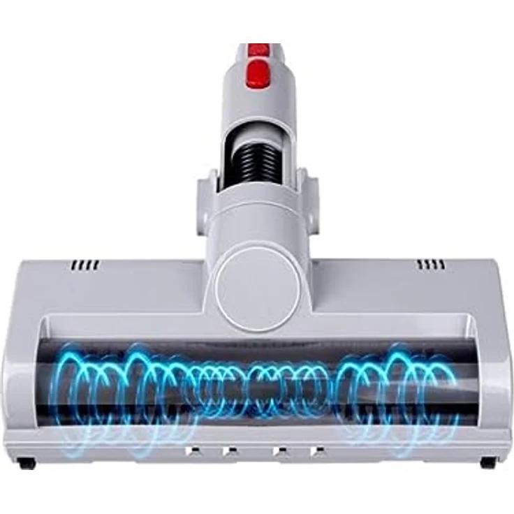 Dirt Devil 2-in-1 Akku Staubsauger - DD9006 - 260W - Hand- und Stielstaubsauger - Inklusive Kombibürste und Düse - Akkulaufzeit bis zu 40 minuten uten - 3 Einstellungen - Weiß/Rot – Bild 4