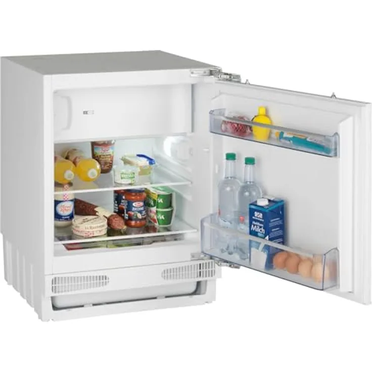 Oranier Kühlschrank 82 cm - kleiner Unterbaukühlschrank mit Gefrierfach - 115 Liter Gesamtvolumen - mit Festtürtechnik Türanschlag wechselbar UKS108