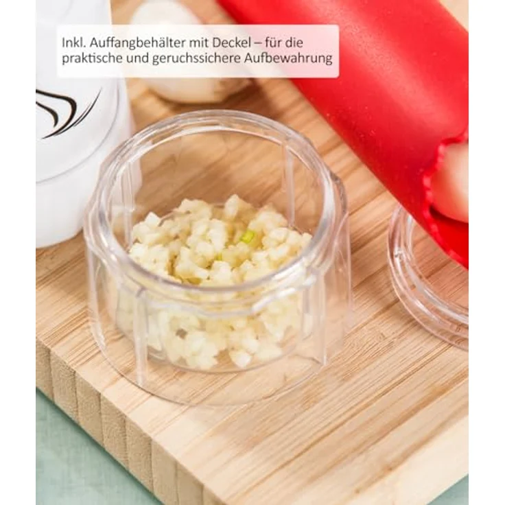 Genius Knoblauch-Schneider G5 Set 3-tlg Knoblauchschäler Knoblauchpresse 19143 – Bild 6