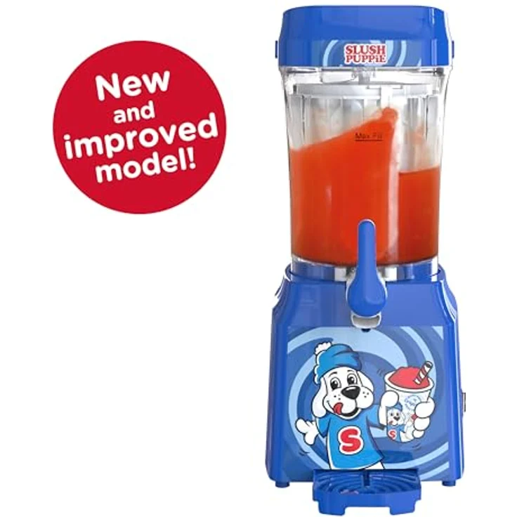 Fizz Creations Slush Puppie Slushi Maschine – Tragbarer Slush Ice Maker, 1 Liter Eiskalter Spaß mit Stil, Rot – Bild 3