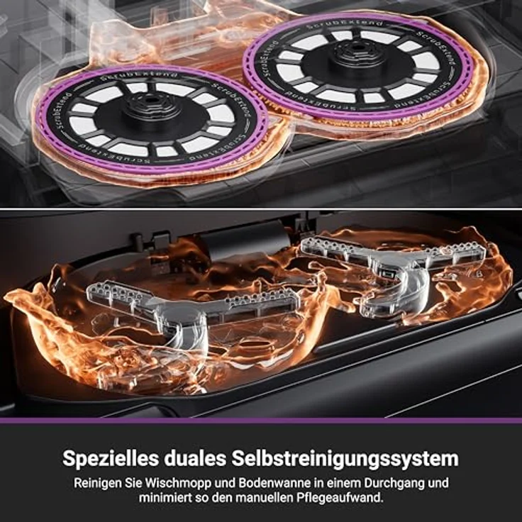 EUREKA J15 Max Ultra Roboterstaubsauger, 22000 Pa Saugleistung, Selbstreinigung mit heißem Wasser, Akku 6400 mAh, Allroad-Technologie, IntelliView AI 2.0 – Bild 5