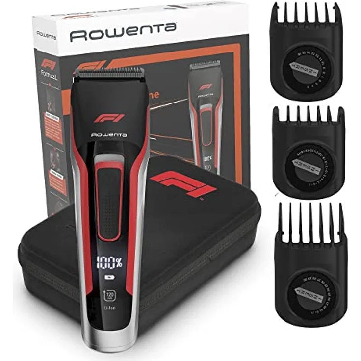 Rowenta TN524M Schneidegerät F1 Advancer JP21, Schwarz-Rot – Bild 1