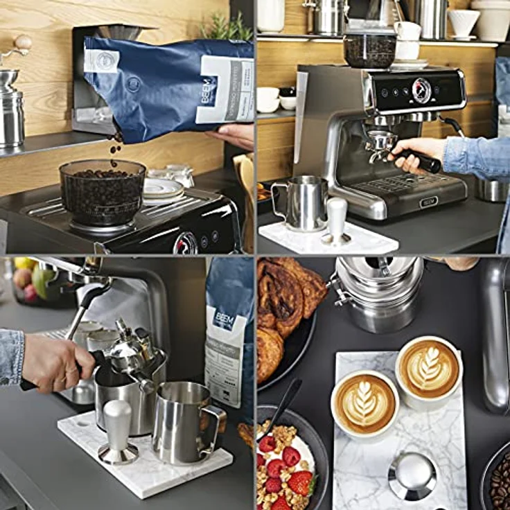 BEEM ESPRESSO-GRIND-PROFESSION Espresso-Siebträgermaschine mit Mahlwerk - 15 bar – Bild 5