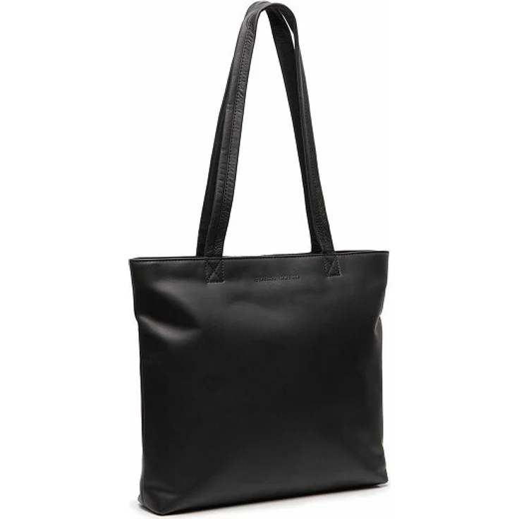 The Chesterfield Brand Alveron Shopper Tasche, 33 cm, Leder mit Laptopfach, schwarz
