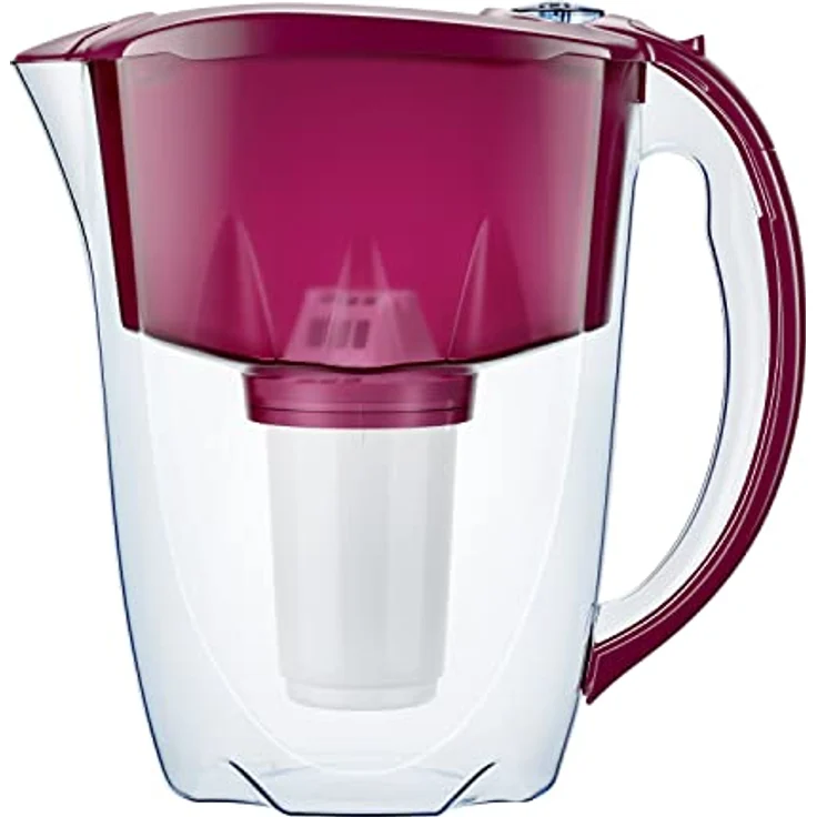 Aquaphor Prestige Cherry inkl. 1 A5 Filterkartusche-Komfort-Wasserfilter zur Reduzierung von Kalk, Chlor & weiteren Stoffen, Kunststoff, 2,8 l B202, 25.5 – Bild 4