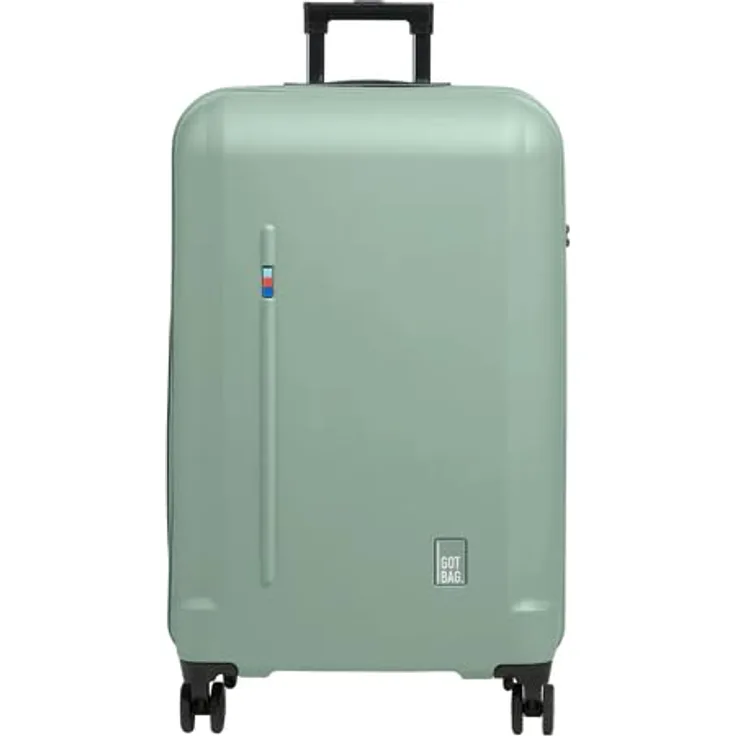 Got Bag Re:Shell 4 Rollen Trolley 78 cm, 100% Polycarbonat, grün, praktische Reisetasche mit optimalem Stauraum