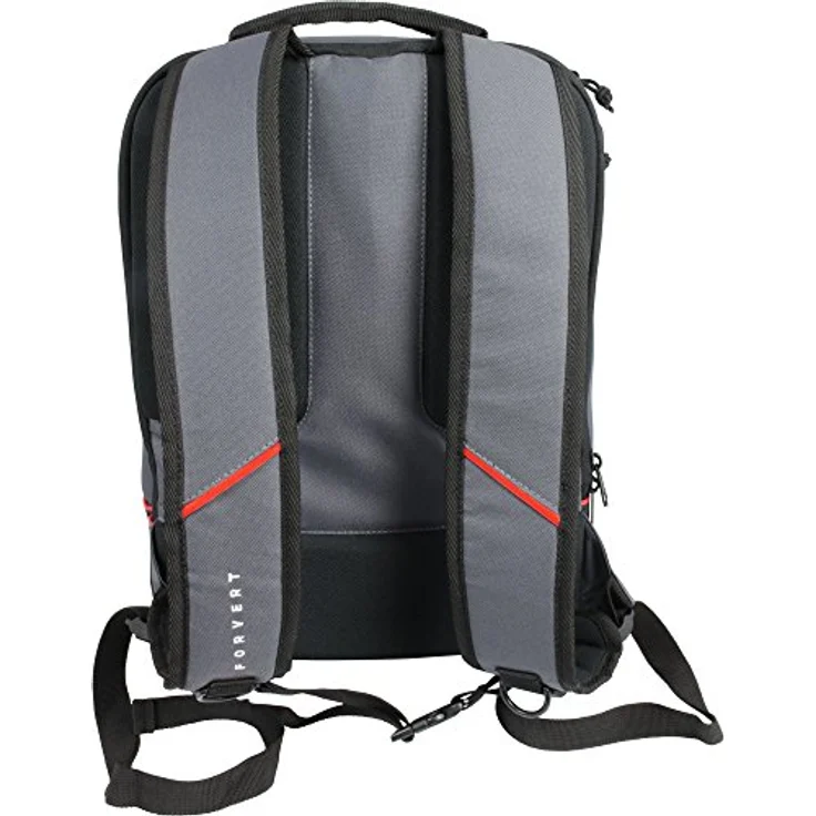 Forvert Lance Rucksack, 42 cm mit Laptopfach, dunkelgrau, 100% Polyester, 30 x 9 x 42 cm – Bild 3