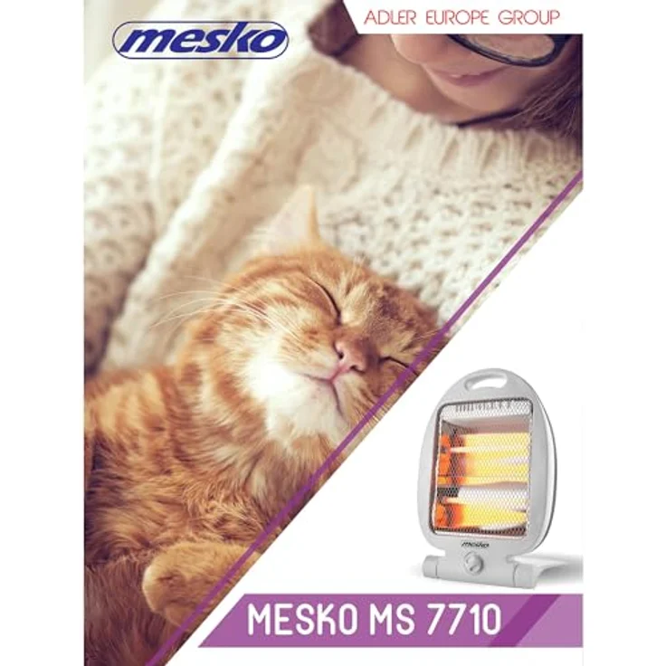 Mesko MS7710 Halogen Quarz Heizgerät, Heizstrahler – Bild 7