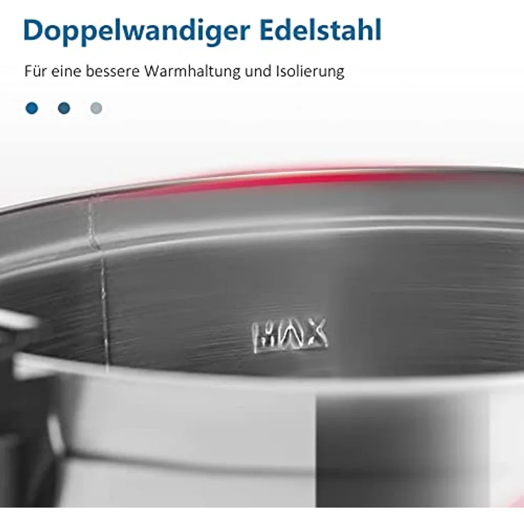 Ribelli Wasserkocher Heißgetränkespender, 21 l, Edelstahlgehäuse mit Temperaturregler 30°C bis 100°C, integrierter Ablaufhahn – Bild 8