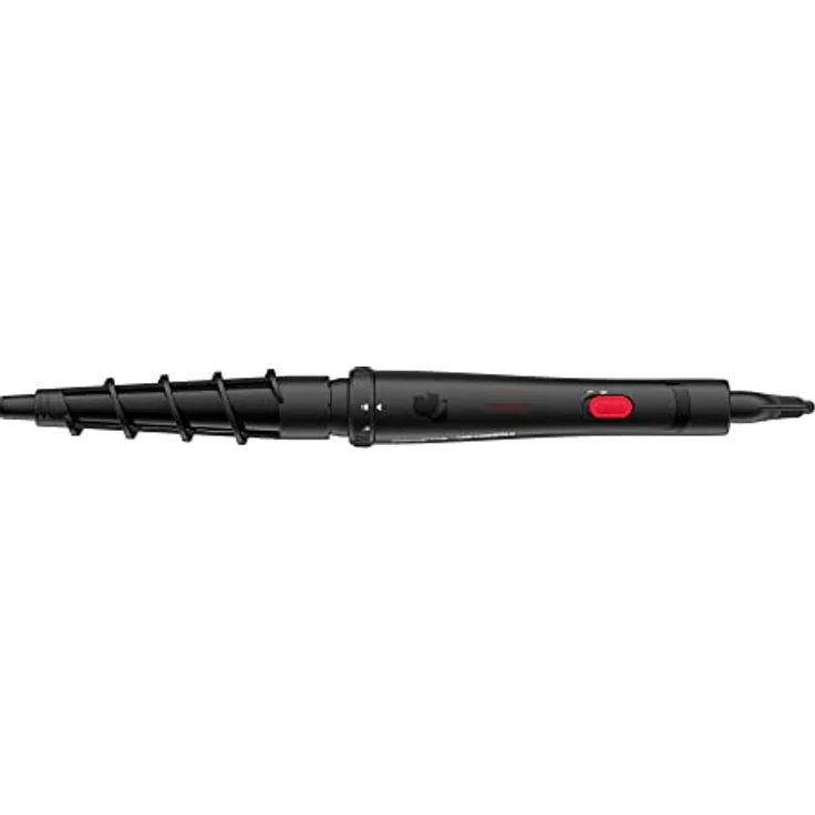 Rowenta x Karl Lagerfeld CF422L Infinite Looks 9-in-1 Multistyler | Haarglätter, Kreppeisen, Lockenstab | Keramikbeschichtung | zusätzlicher Glanz | konstante 190°C | kühle Spitze | Schwarz/Rot – Bild 4