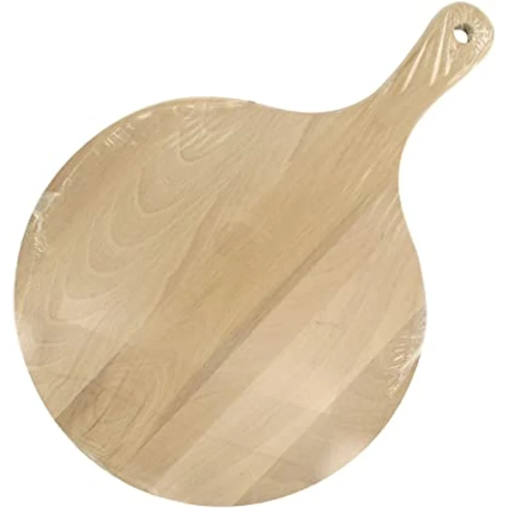 FACKELMANN FCK31760 Pizzabrett mit Griff, Durchmesser 30 cm, Holz, braun, 23.5 cm – Bild 5