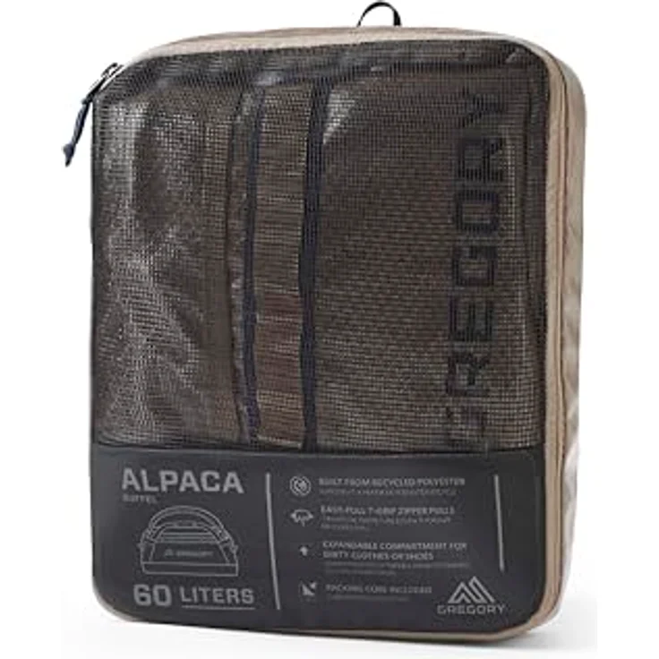 Gregory Alpaca 60 Reisetasche, 70 cm x 38 cm x 32 cm, 100% Polyester, blau – Bild 6