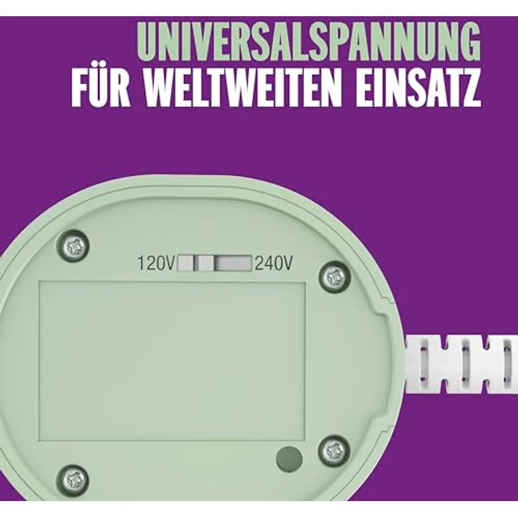 Conair GSC24E TravelSteam Power Dampfbürste, tragbarer Dampfglätter mit Dual-Voltage, kompakt und schnell einsatzbereit – Bild 8