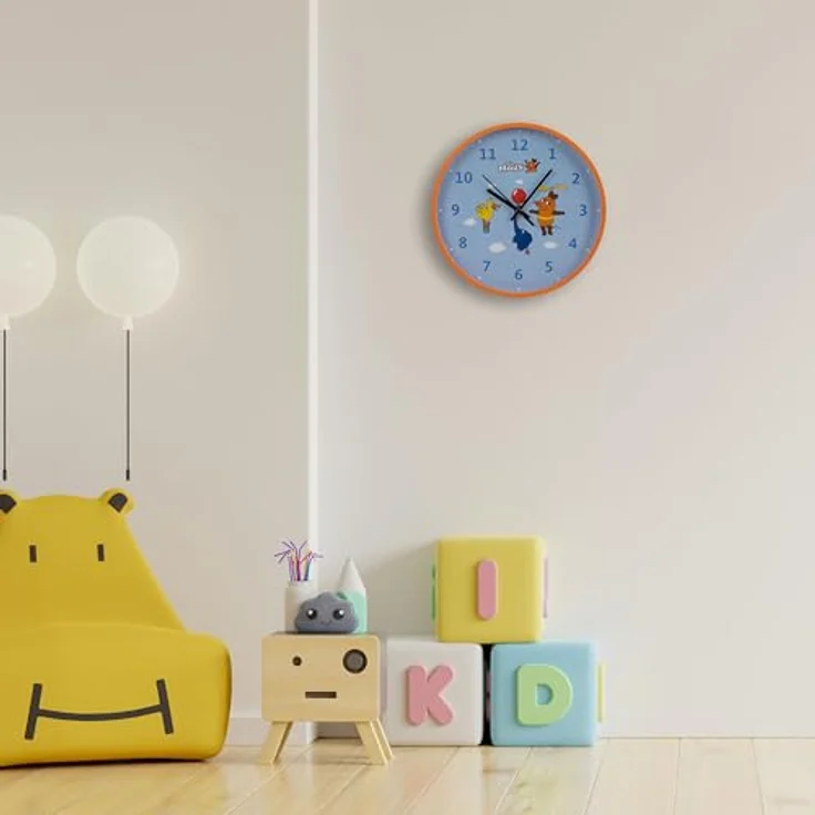 Die Maus DieMaus Kinder-Wanduhr mit leisem Quarz-Uhrwerk, 25 cm Durchmesser, für Kinder ab 6 Jahren – Bild 5
