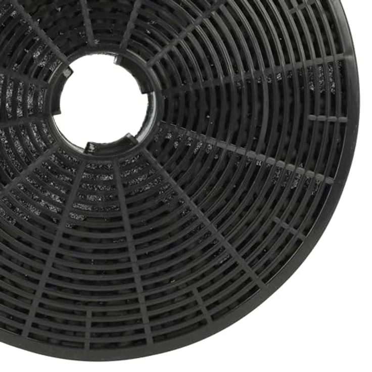 vhbw Aktivkohlefilter 6x Ersatz für Klarstein 10030727, CGCH3 für Dunstabzugshaube, 17,5 cm, schwarz – Bild 5