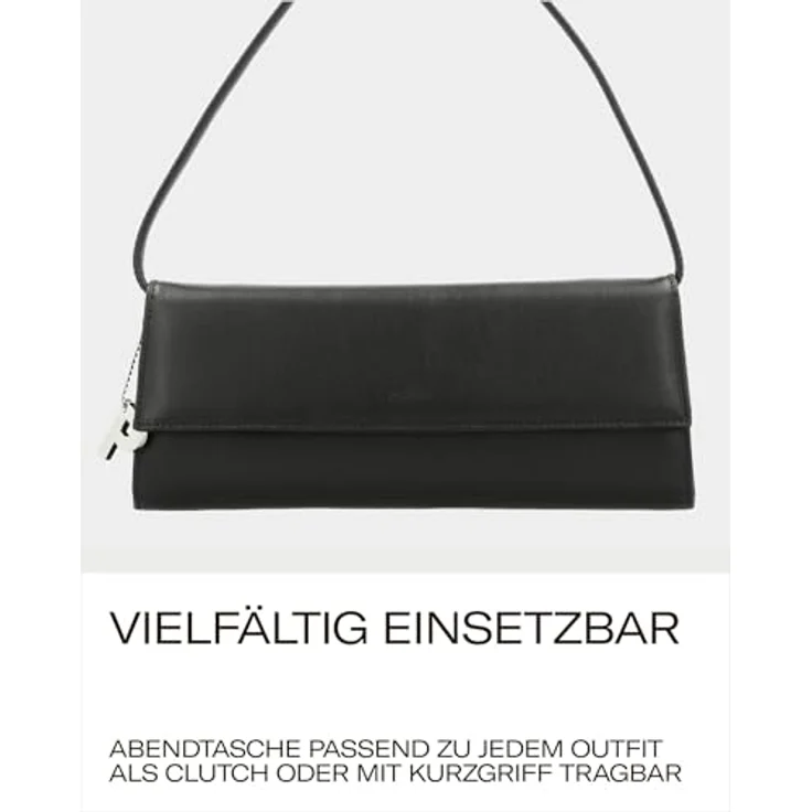 Picard Auguri, Handtasche in Schwarz für besondere Anlässe, elegant und trendig – Bild 3
