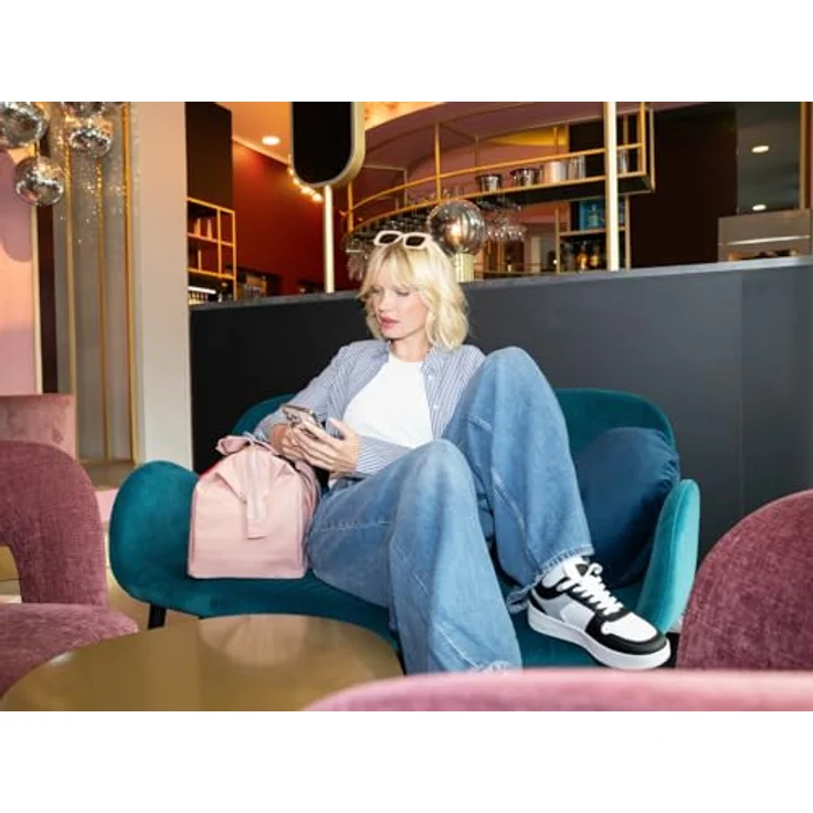 reisenthel Allrounder M Twist, Handtasche in Blush, geräumig, wasserabweisend, mit 6 Innenfächern und abnehmbarem Schultergurt – Bild 4