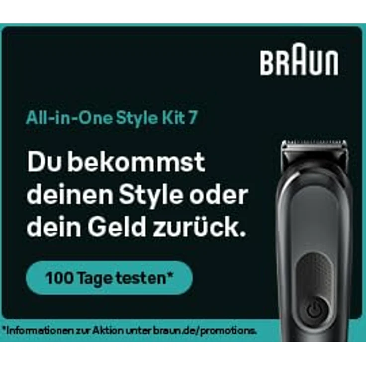 Braun Haarschneider All-In-One Styling Set MGK7491, 17-in-1 Barttrimmer, Wasserdicht – Bild 4