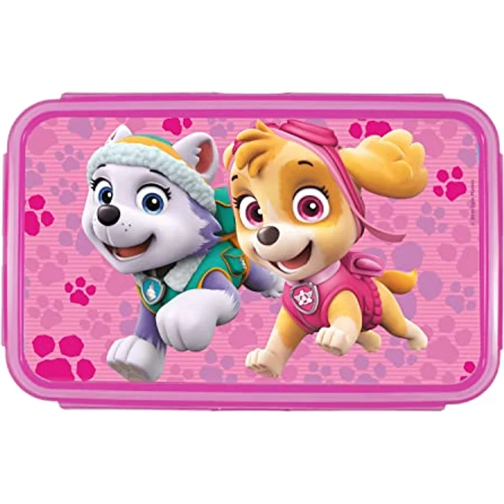 PAW PATROL Lunchbox Brotdose mit Einsätzen Paw Patrol Lunch to Go Kinder Vesper-Dose, BPA-frei, Mikrowellen- und spülmaschinenfest – Bild 2