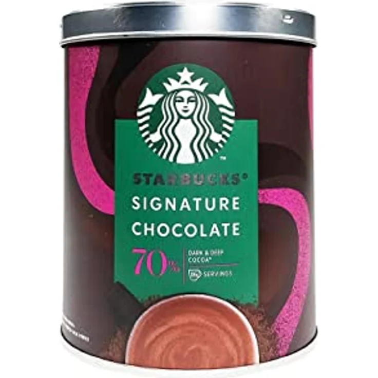 Starbucks Signature Chocolate 70%, Kakaopulver, Trinkschokolade, 300 g für 16 Portionen – Bild 2