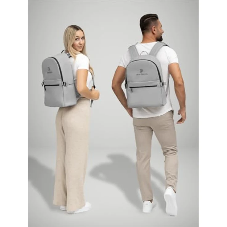 Pactastic Urban Collection Rucksack 44 cm Laptopfach grey – Bild 3